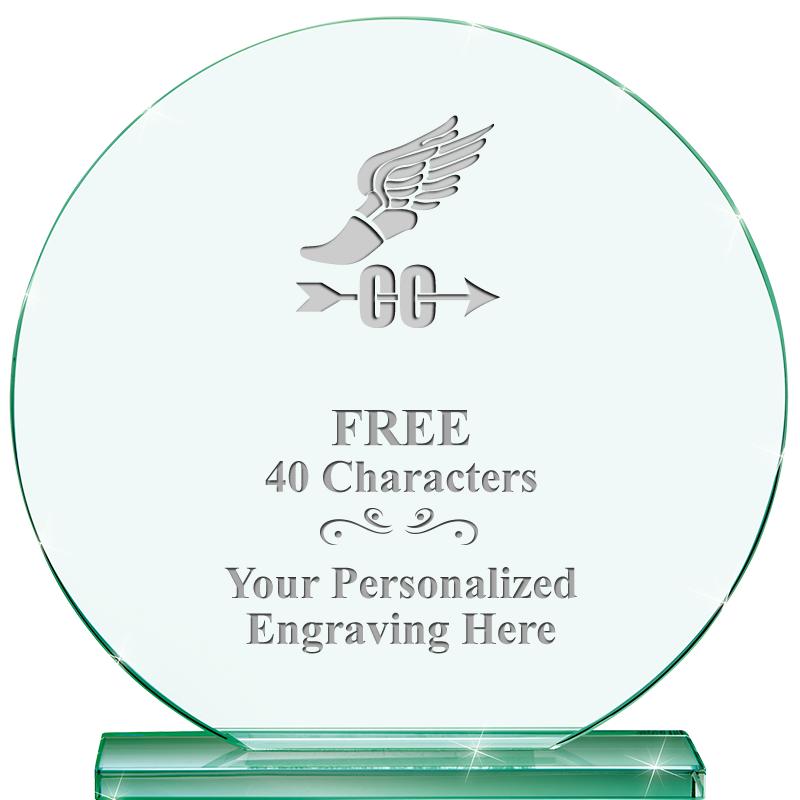 6.25" JADE GLOBE CRYSTAL