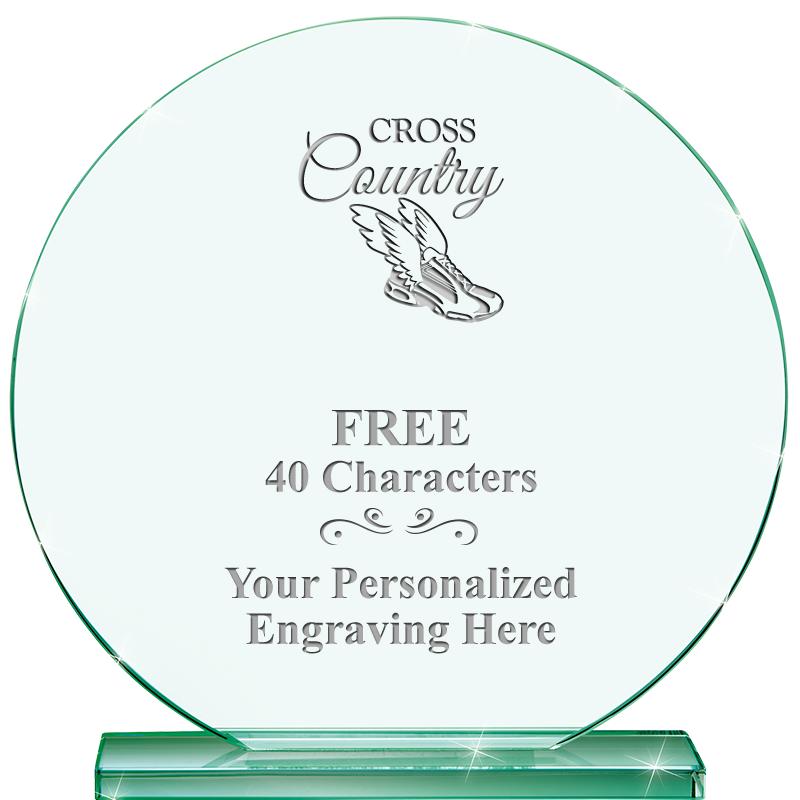 6.25" JADE GLOBE CRYSTAL