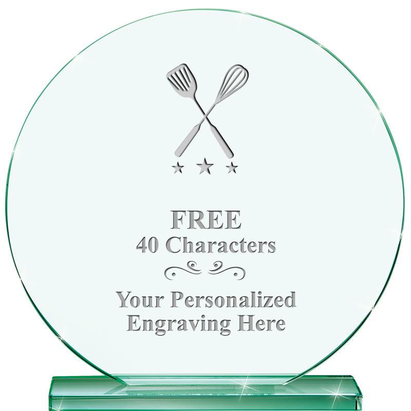 6.25" JADE GLOBE CRYSTAL