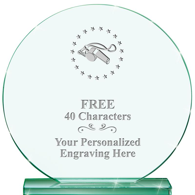 6.25" JADE GLOBE CRYSTAL