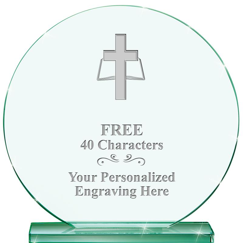 6.25" JADE GLOBE CRYSTAL