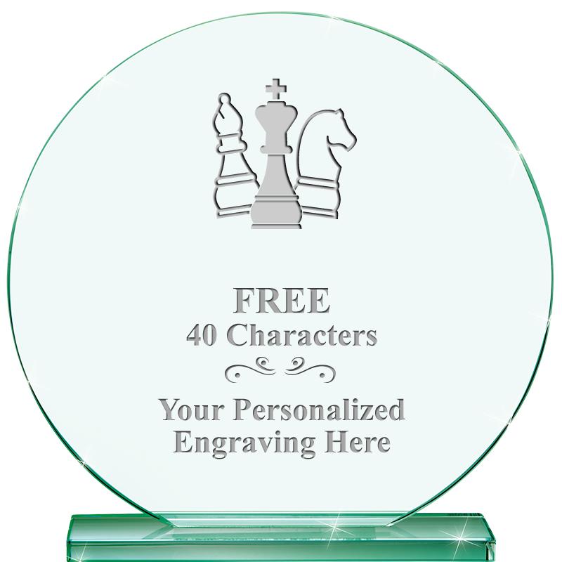 6.25" JADE GLOBE CRYSTAL