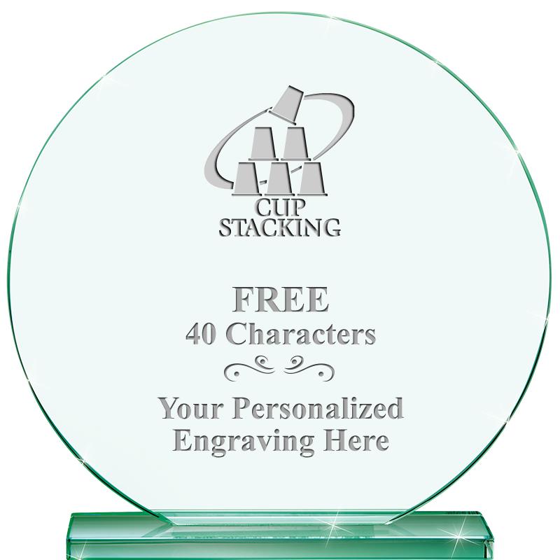 6.25" JADE GLOBE CRYSTAL