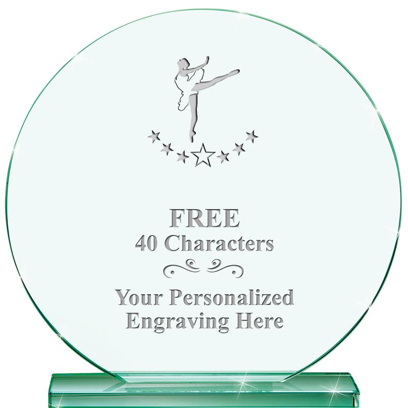 6.25" JADE GLOBE CRYSTAL