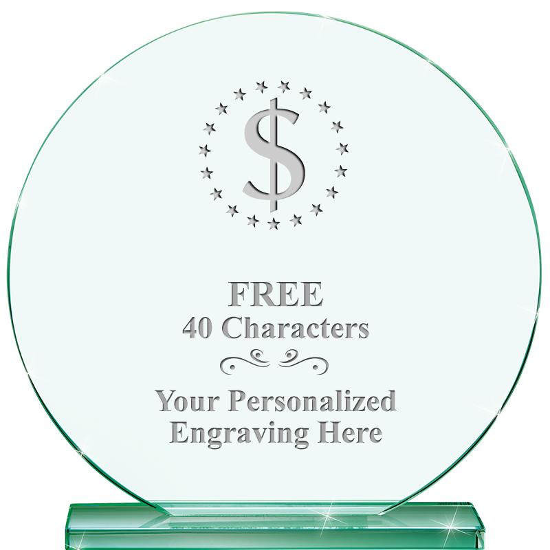 6.25" JADE GLOBE CRYSTAL