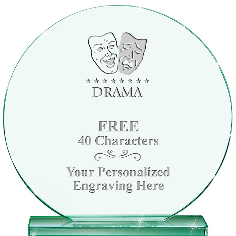 6.25" JADE GLOBE CRYSTAL