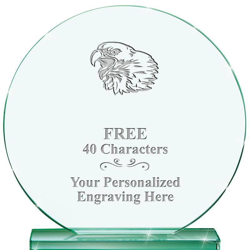 6.25" JADE GLOBE CRYSTAL