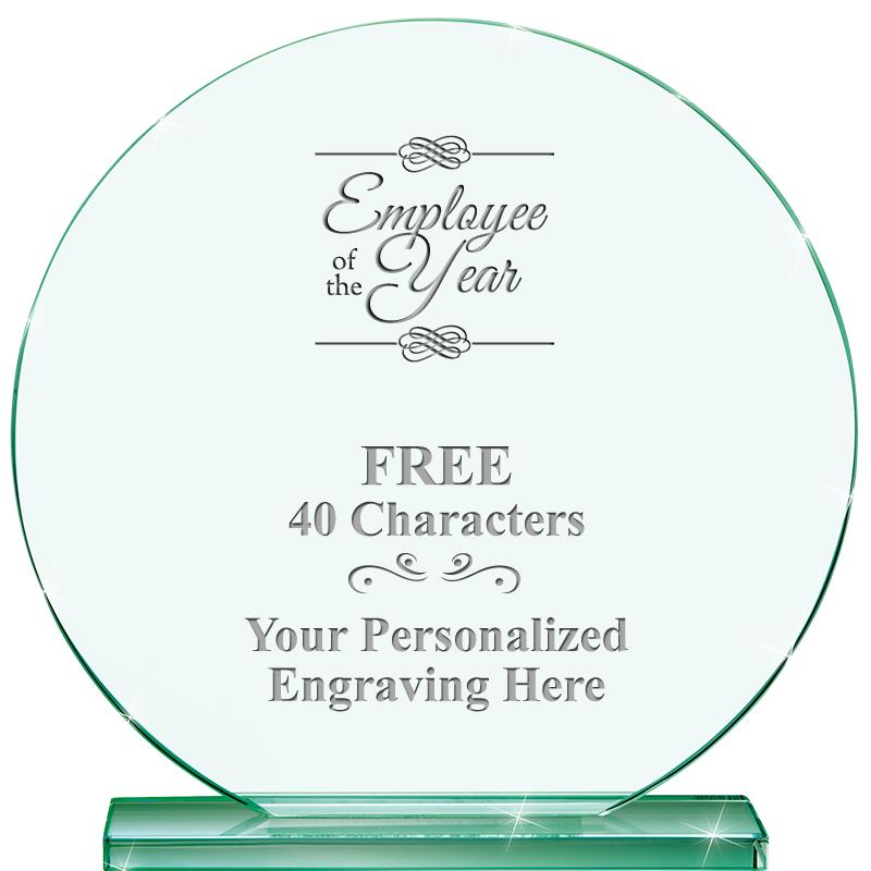 6.25" JADE GLOBE CRYSTAL