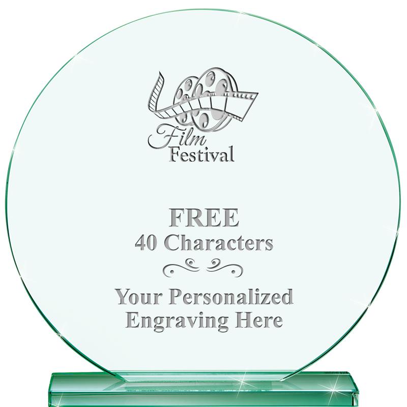 6.25" JADE GLOBE CRYSTAL