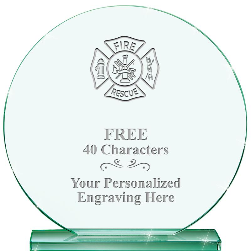 6.25" JADE GLOBE CRYSTAL