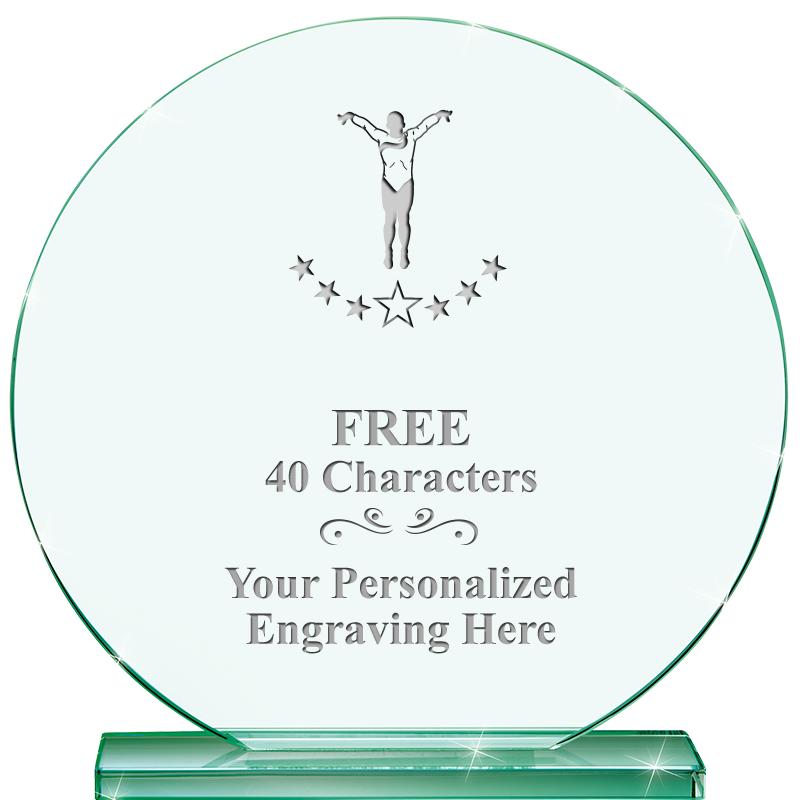 6.25" JADE GLOBE CRYSTAL