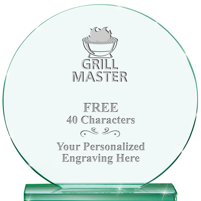 6.25" JADE GLOBE CRYSTAL