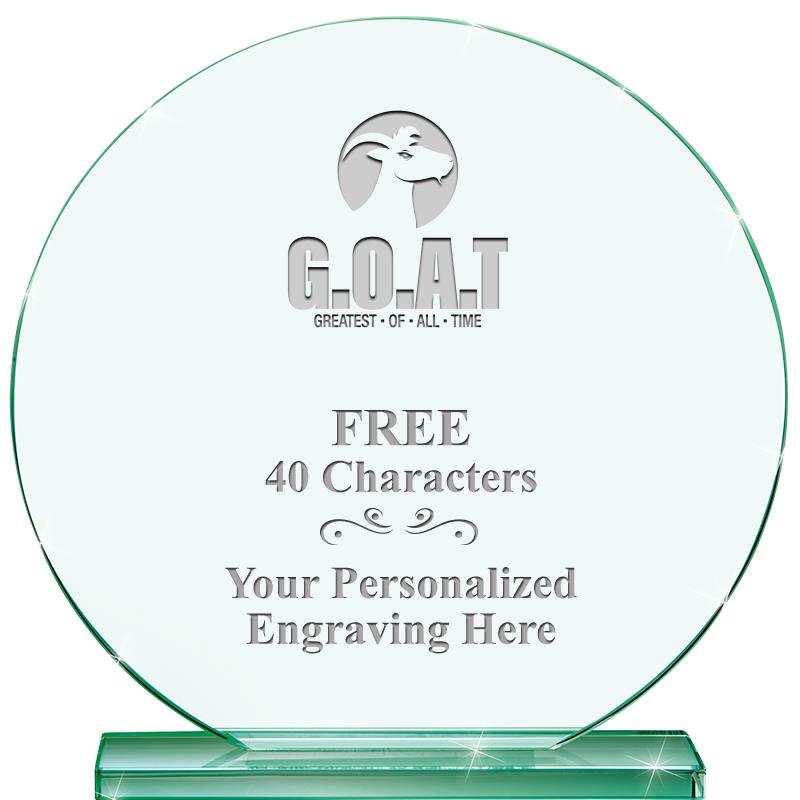 6.25" JADE GLOBE CRYSTAL