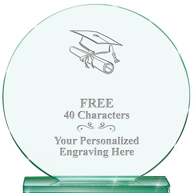 6.25" JADE GLOBE CRYSTAL