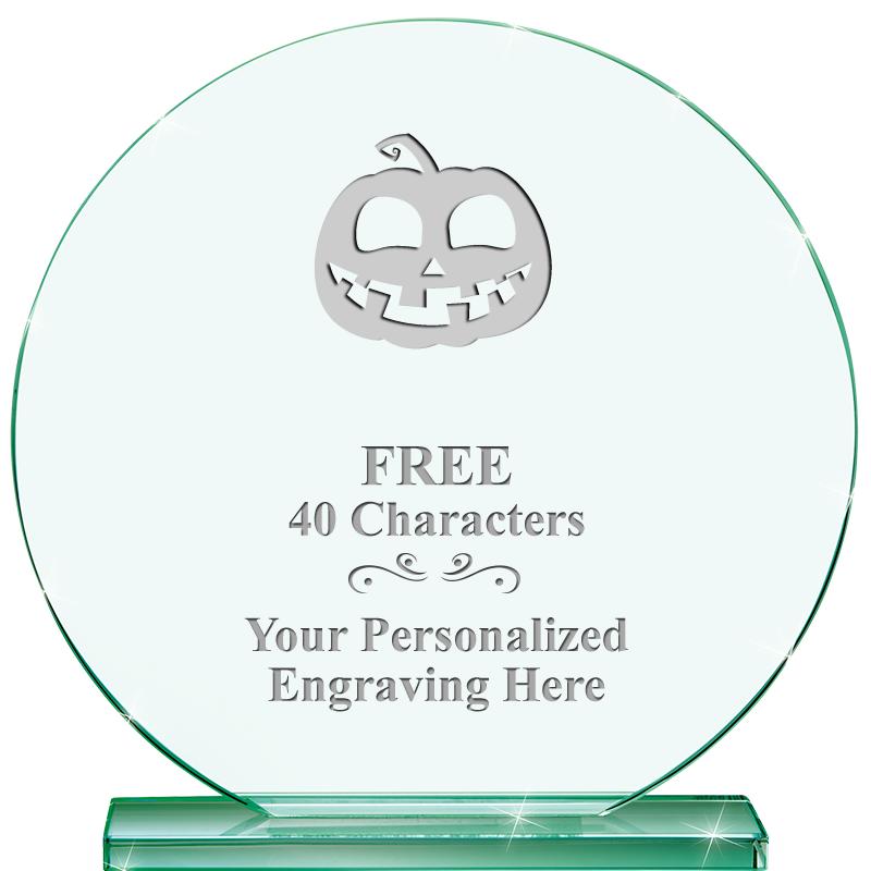 6.25" JADE GLOBE CRYSTAL