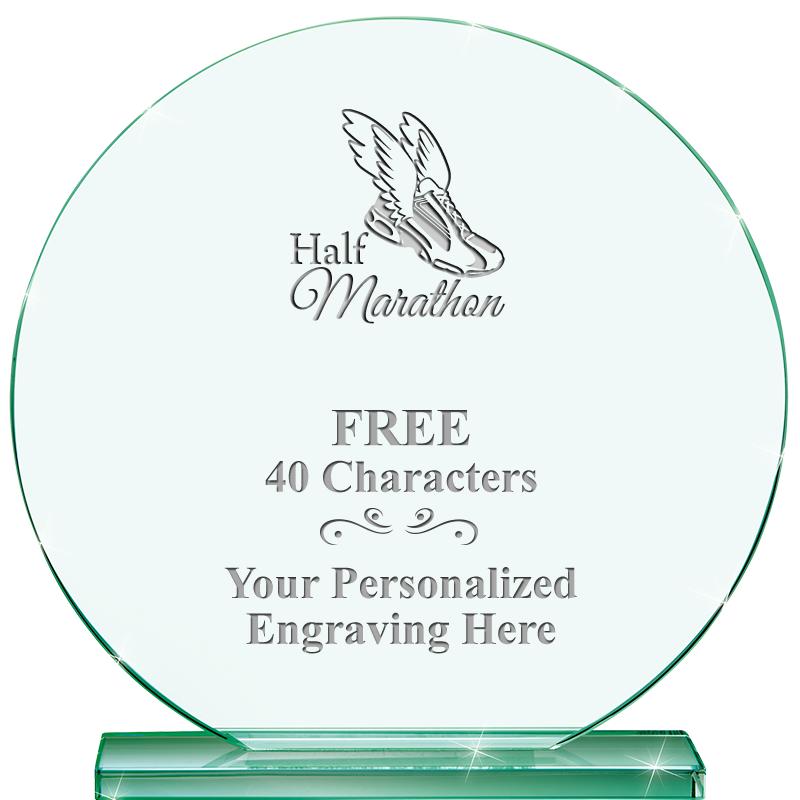 6.25" JADE GLOBE CRYSTAL