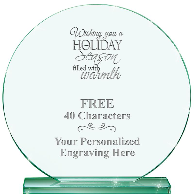 6.25" JADE GLOBE CRYSTAL