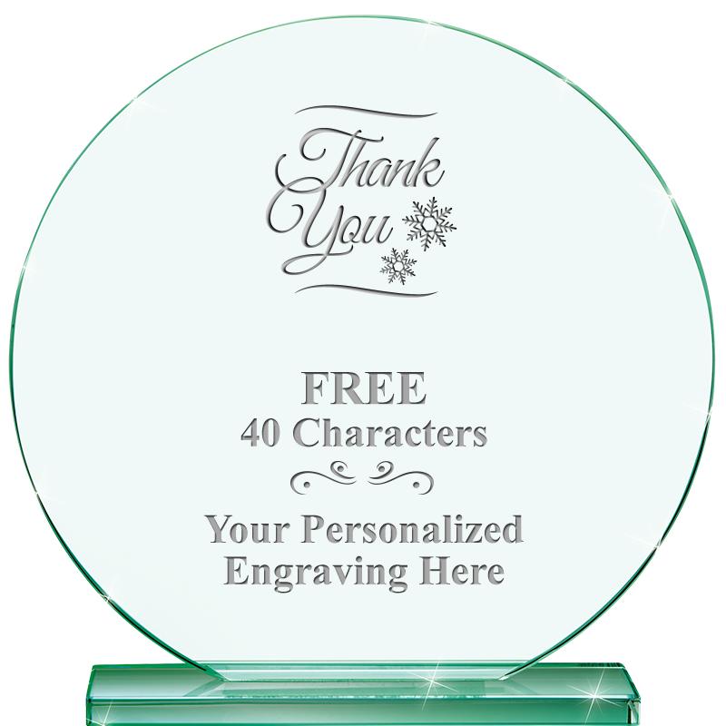 6.25" JADE GLOBE CRYSTAL