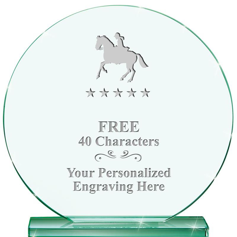 6.25" JADE GLOBE CRYSTAL