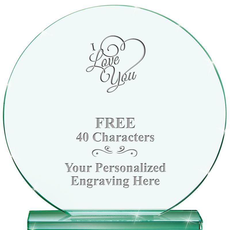 6.25" JADE GLOBE CRYSTAL