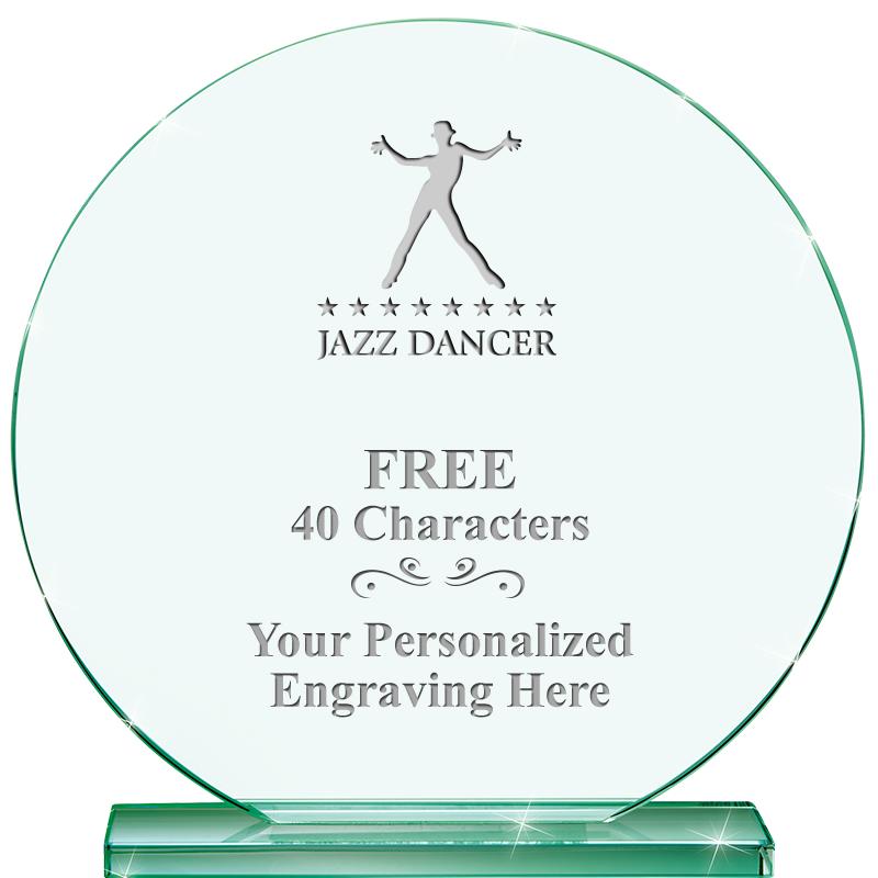 6.25" JADE GLOBE CRYSTAL