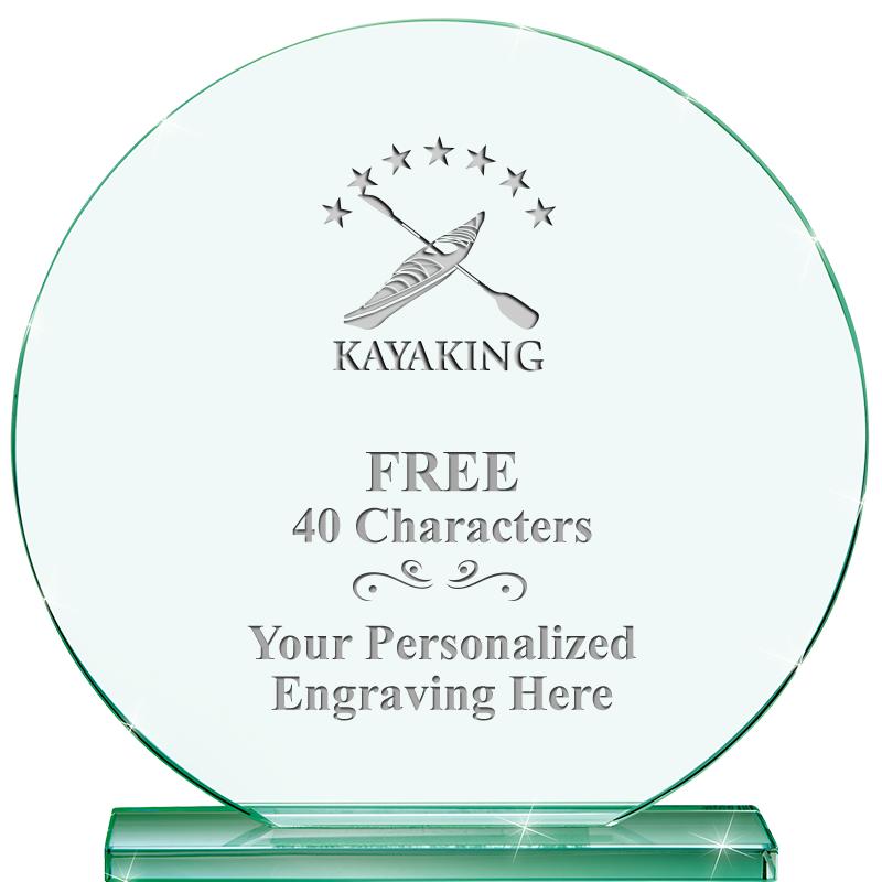 6.25" JADE GLOBE CRYSTAL