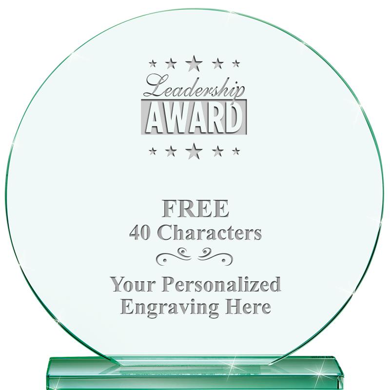 6.25" JADE GLOBE CRYSTAL