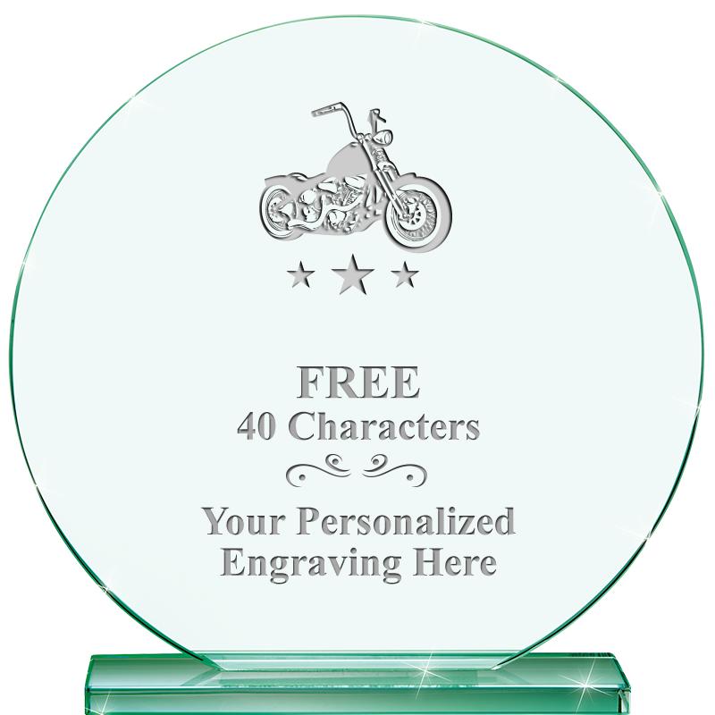 6.25" JADE GLOBE CRYSTAL