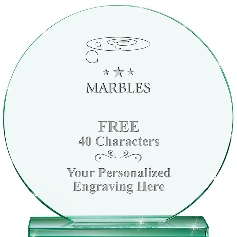 6.25" JADE GLOBE CRYSTAL