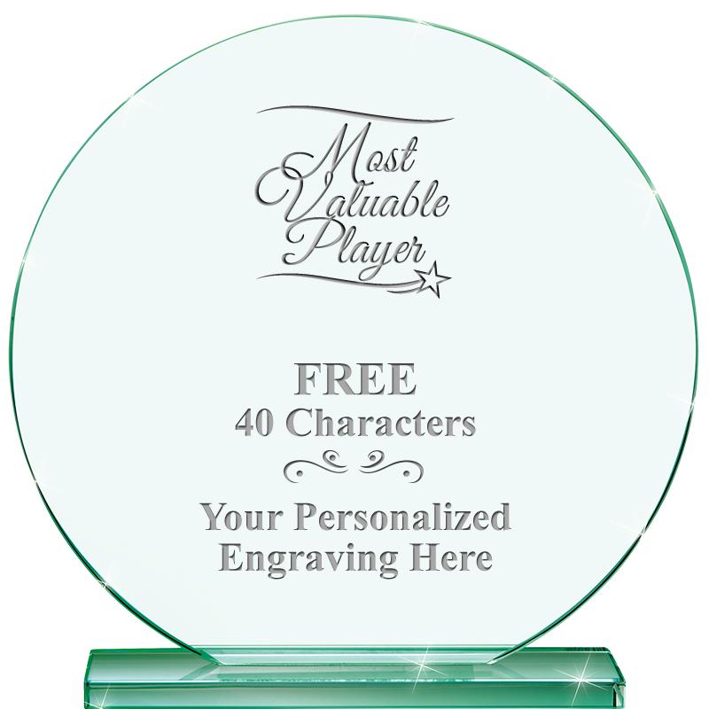 6.25" JADE GLOBE CRYSTAL