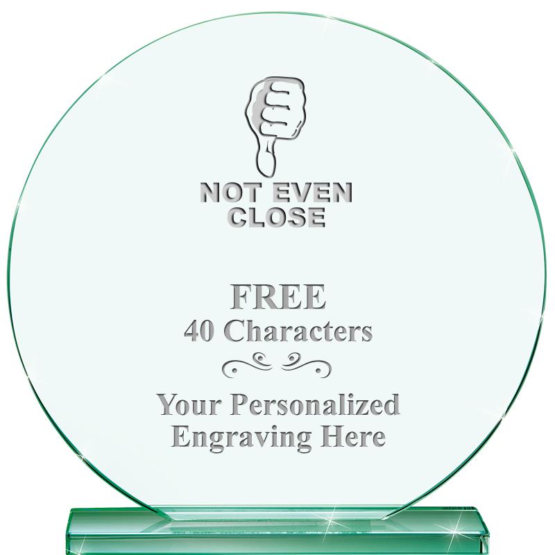 6.25" JADE GLOBE CRYSTAL