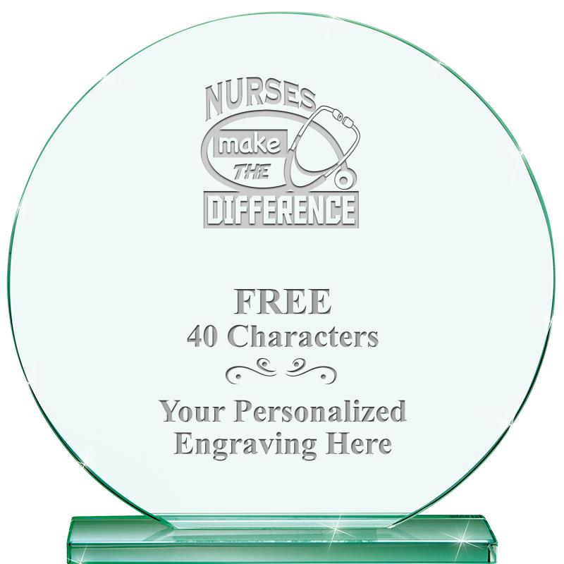 6.25" JADE GLOBE CRYSTAL