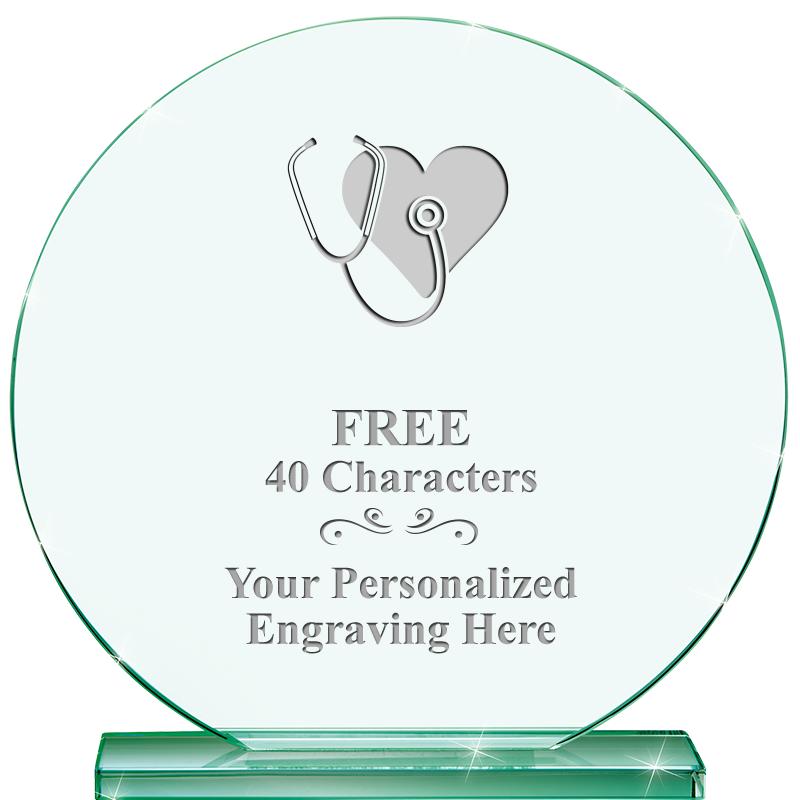 6.25" JADE GLOBE CRYSTAL