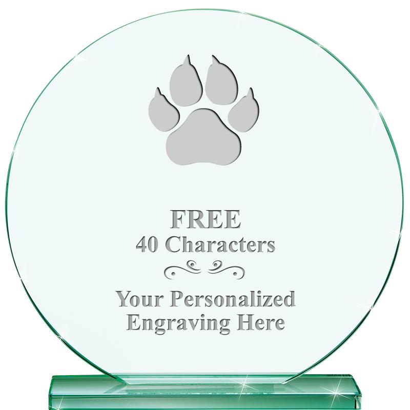 6.25" JADE GLOBE CRYSTAL