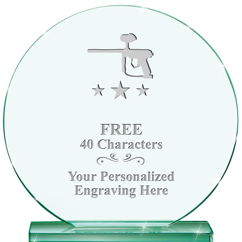 6.25" JADE GLOBE CRYSTAL