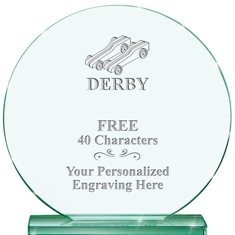 6.25" JADE GLOBE CRYSTAL