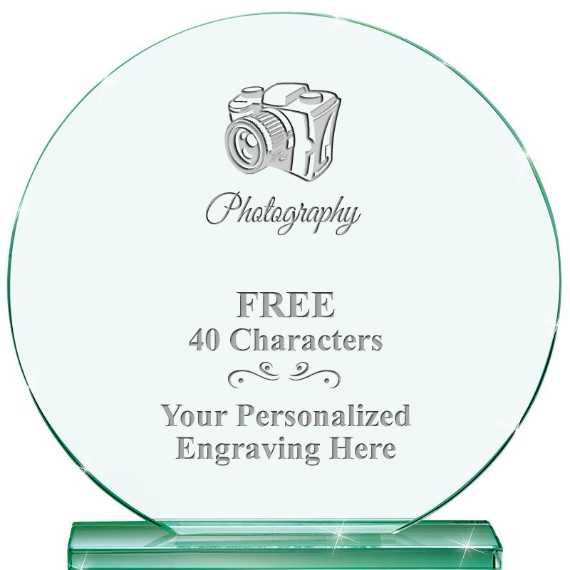 6.25" JADE GLOBE CRYSTAL