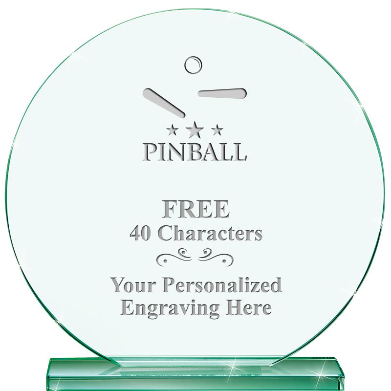 6.25" JADE GLOBE CRYSTAL