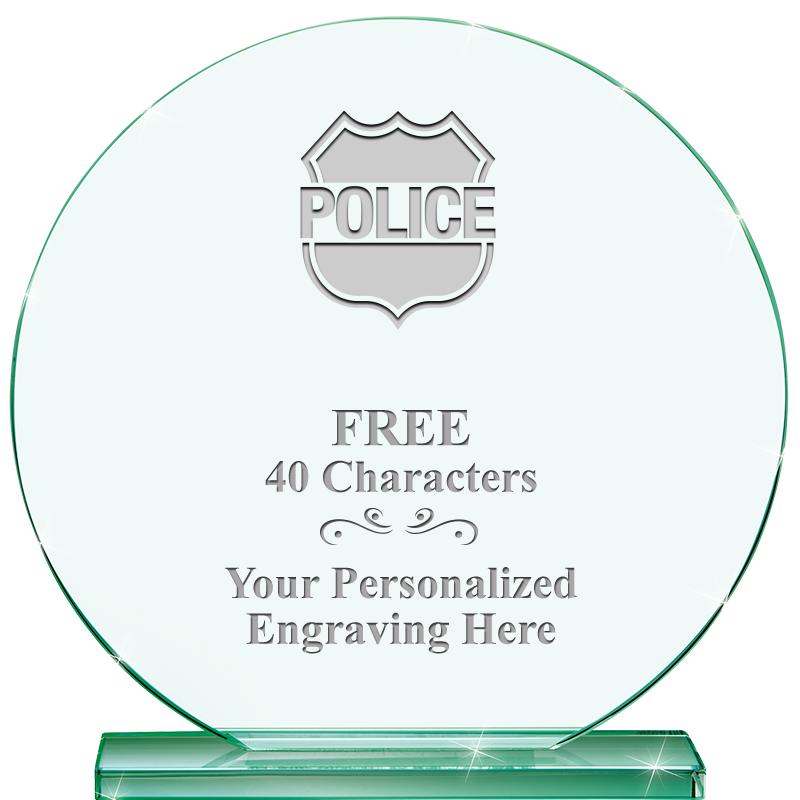 6.25" JADE GLOBE CRYSTAL