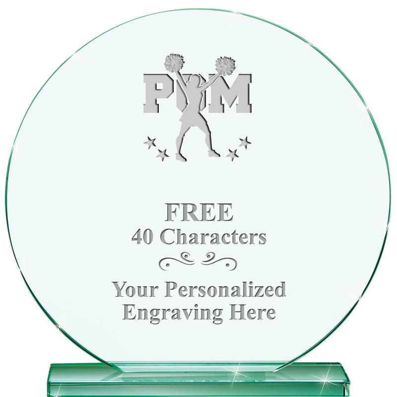 6.25" JADE GLOBE CRYSTAL