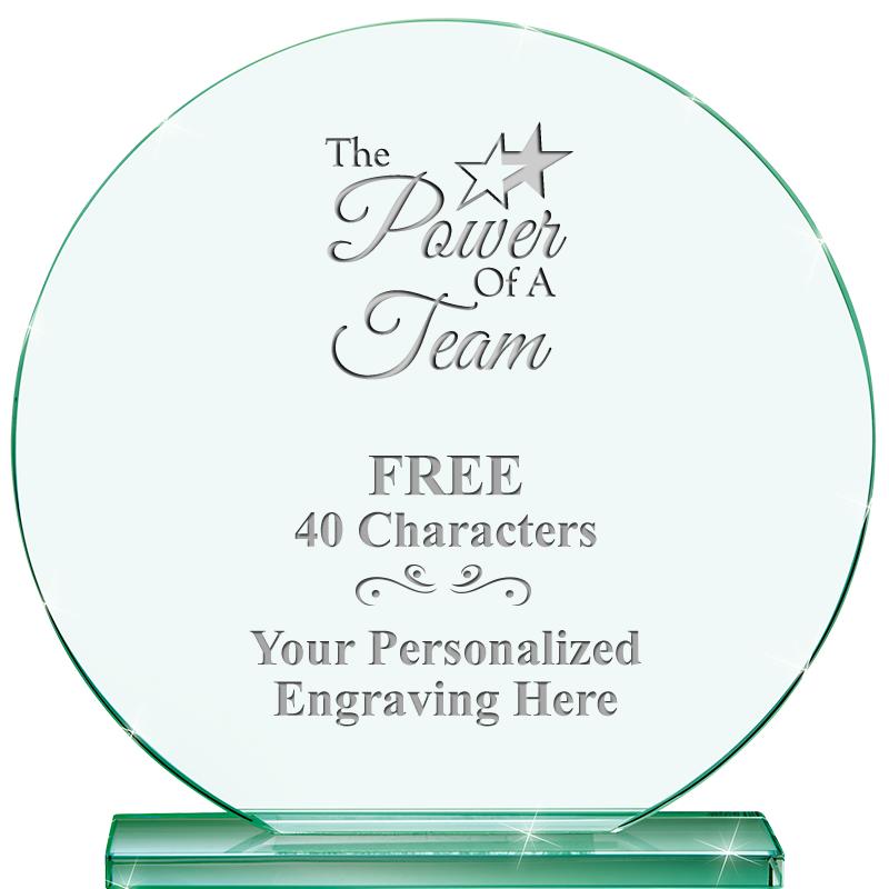 6.25" JADE GLOBE CRYSTAL