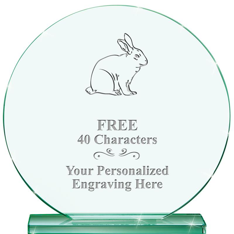 6.25" JADE GLOBE CRYSTAL