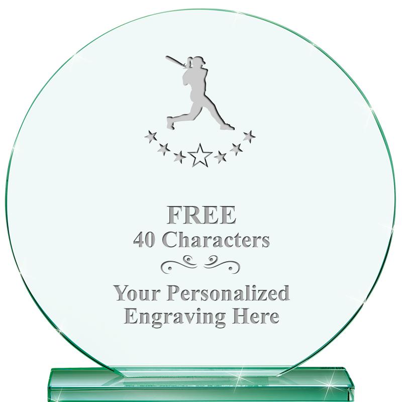 6.25" JADE GLOBE CRYSTAL