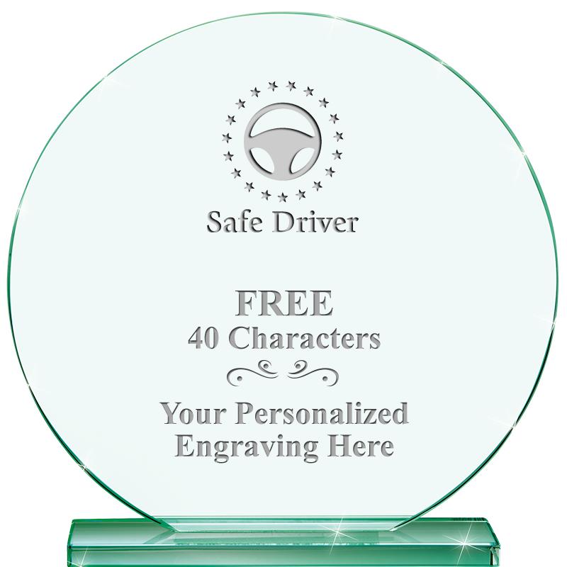 6.25" JADE GLOBE CRYSTAL