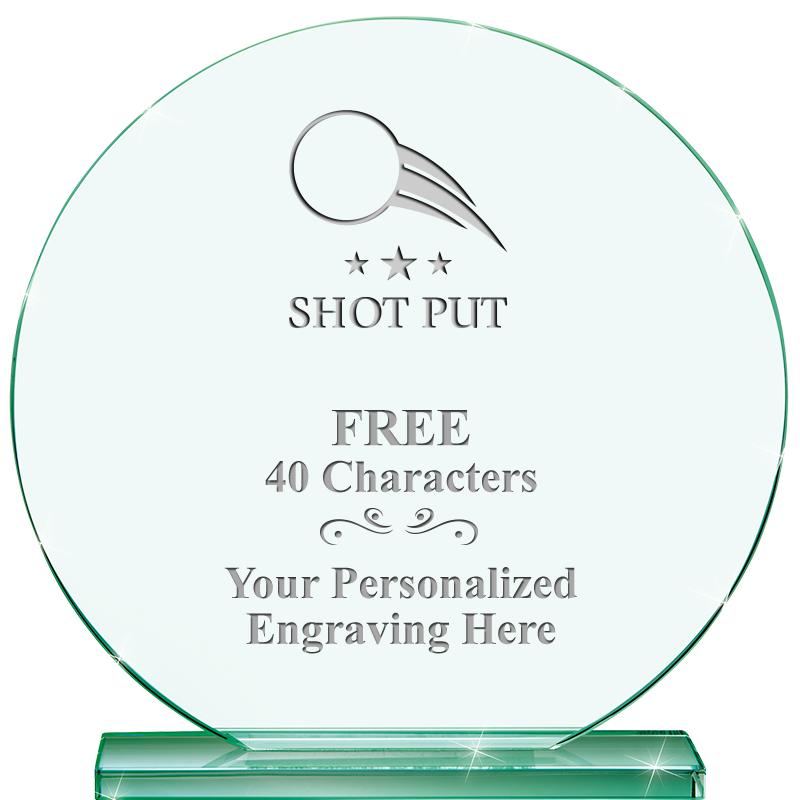 6.25" JADE GLOBE CRYSTAL