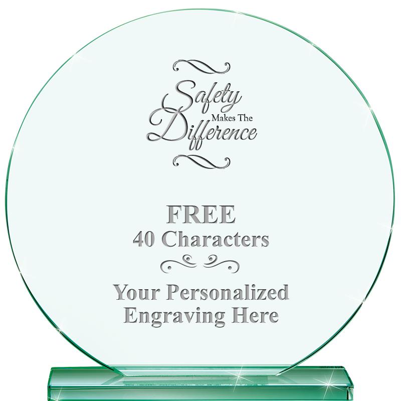 6.25" JADE GLOBE CRYSTAL