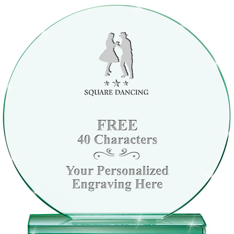 6.25" JADE GLOBE CRYSTAL