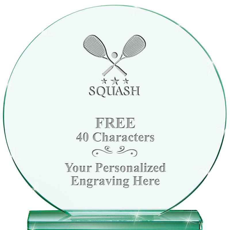 6.25" JADE GLOBE CRYSTAL