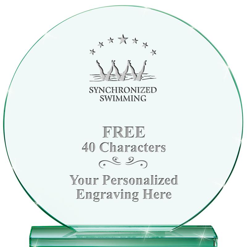 6.25" JADE GLOBE CRYSTAL