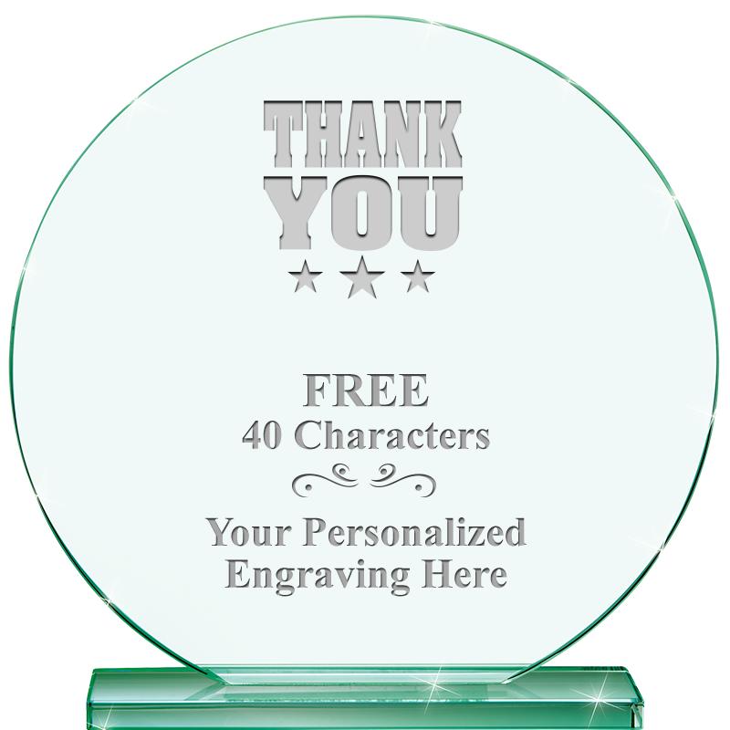 6.25" JADE GLOBE CRYSTAL